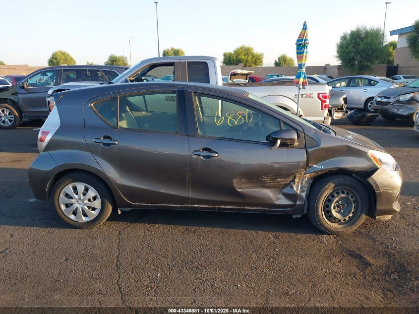 2014 Toyota Prius C One VIN: JTDKDTB36E1084333 Lot: 43346881