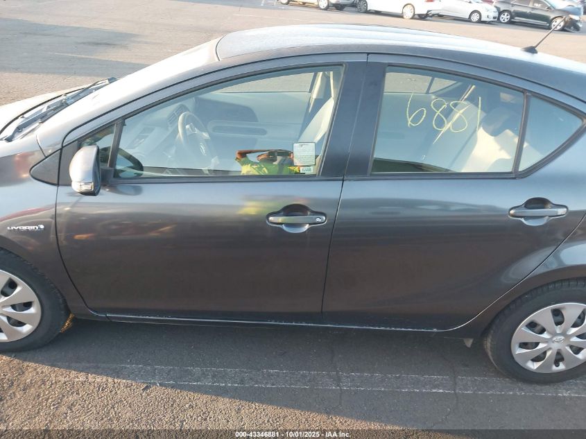 2014 Toyota Prius C One VIN: JTDKDTB36E1084333 Lot: 43346881