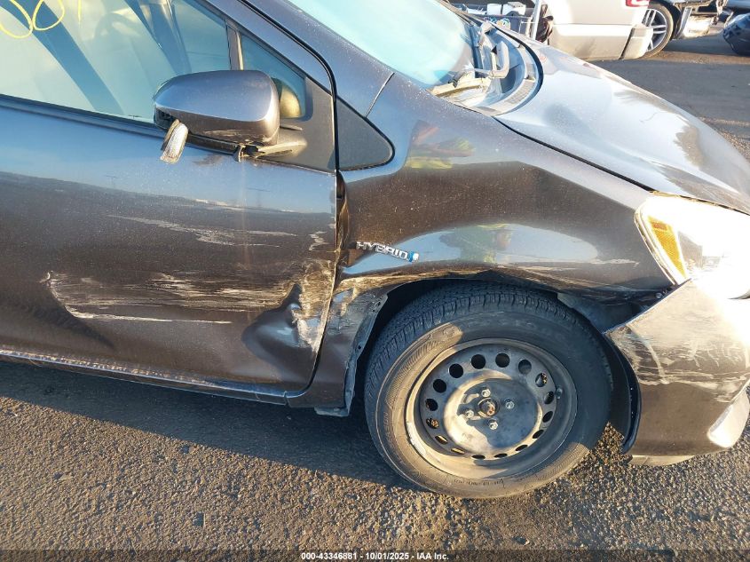 2014 Toyota Prius C One VIN: JTDKDTB36E1084333 Lot: 43346881