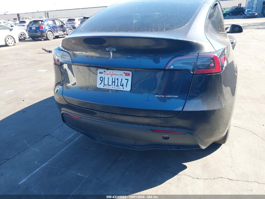 2024 Tesla Model Y Long Range Dual Motor All-Wheel Drive VIN: 7SAYGDEE2RA235895 Lot: 43346953