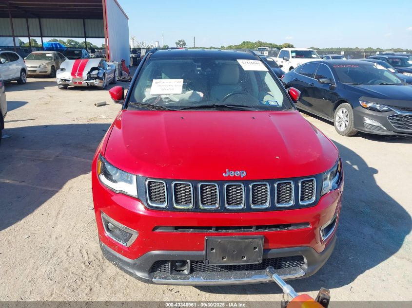 2018 Jeep Compass Limited Fwd VIN: 3C4NJCCB0JT375411 Lot: 43346961