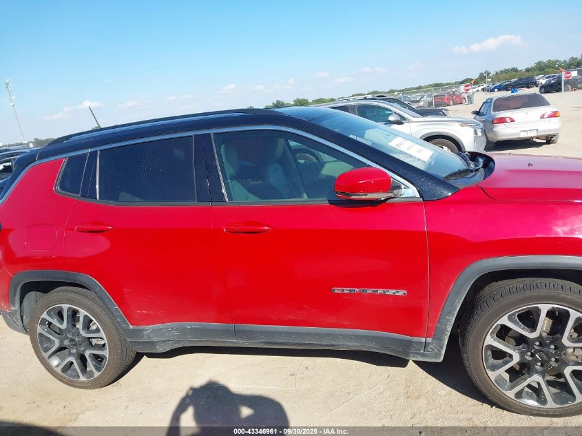 2018 Jeep Compass Limited Fwd VIN: 3C4NJCCB0JT375411 Lot: 43346961