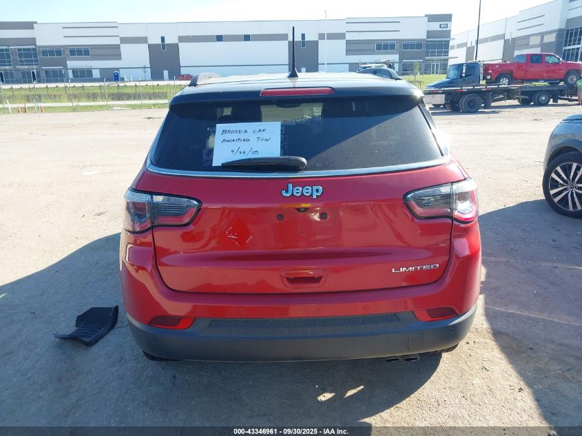 2018 Jeep Compass Limited Fwd VIN: 3C4NJCCB0JT375411 Lot: 43346961