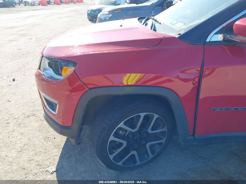 2018 Jeep Compass Limited Fwd VIN: 3C4NJCCB0JT375411 Lot: 43346961