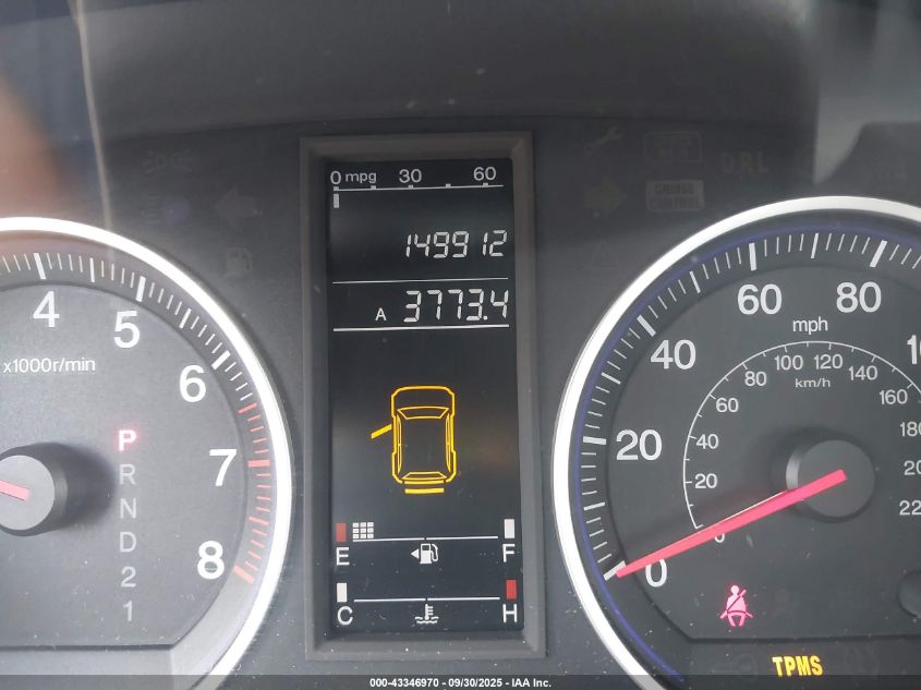 2008 Honda Cr-V Lx VIN: 3CZRE38308G705648 Lot: 43346970