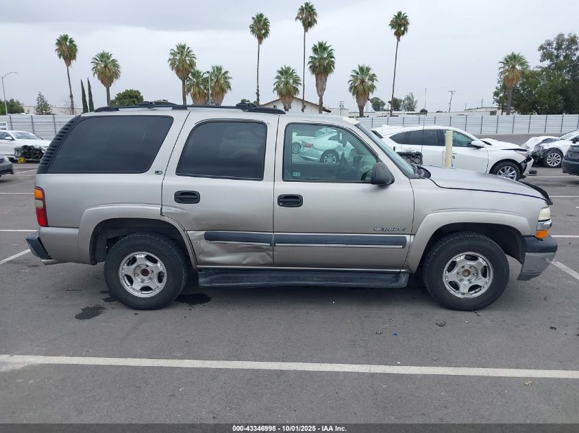 2002 Chevrolet Tahoe Ls VIN: 1GNEC13Z42R220342 Lot: 43346998