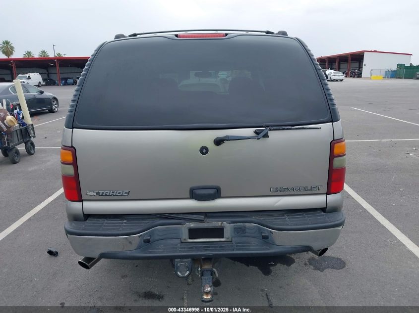 2002 Chevrolet Tahoe Ls VIN: 1GNEC13Z42R220342 Lot: 43346998