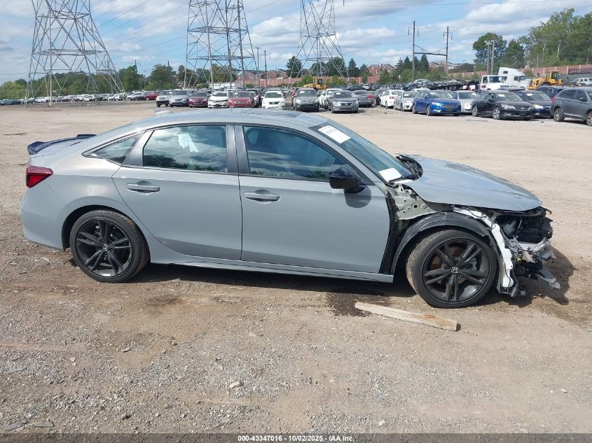 2025 Honda Civic Si Base W/High Performance Summer Tires/ VIN: 2HGFE1E51SH475484 Lot: 43347016