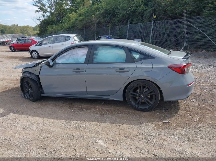 2025 Honda Civic Si Base W/High Performance Summer Tires/ VIN: 2HGFE1E51SH475484 Lot: 43347016