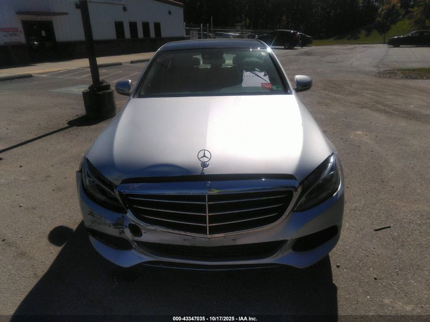 2017 Mercedes-Benz C 300 Luxury 4Matic VIN: 55SWF4KB7HU206216 Lot: 43347035