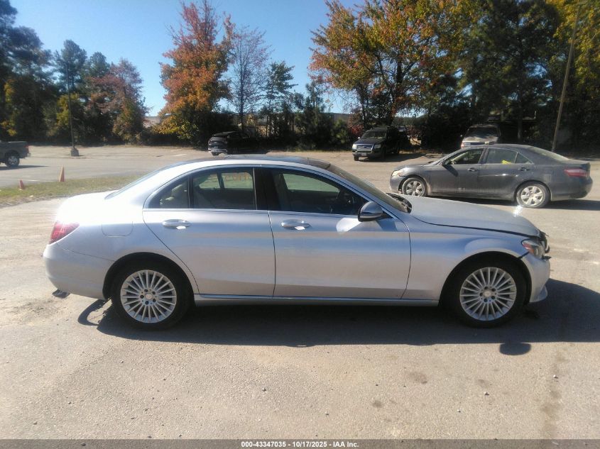 2017 Mercedes-Benz C 300 Luxury 4Matic VIN: 55SWF4KB7HU206216 Lot: 43347035