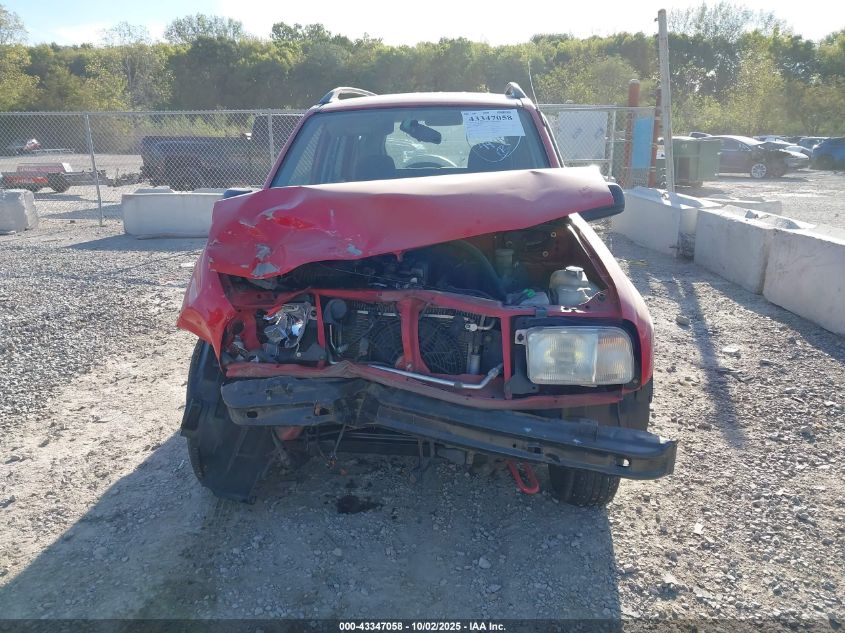 2000 Chevrolet Tracker Hard Top VIN: 2CNBJ13C6Y6954946 Lot: 43347058