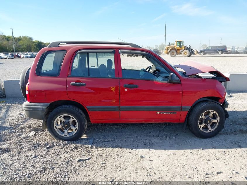 2000 Chevrolet Tracker Hard Top VIN: 2CNBJ13C6Y6954946 Lot: 43347058