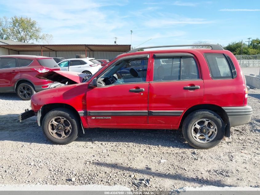2000 Chevrolet Tracker Hard Top VIN: 2CNBJ13C6Y6954946 Lot: 43347058