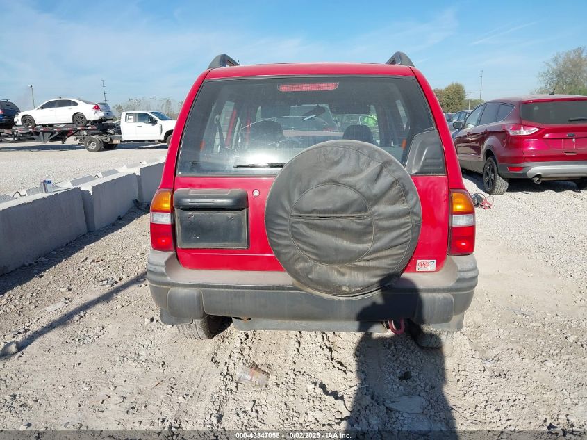 2000 Chevrolet Tracker Hard Top VIN: 2CNBJ13C6Y6954946 Lot: 43347058