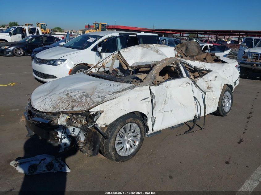 2012 Toyota Camry Hybrid Le white sedan hybrid 4T1BD1FK2CU056803 photo #3