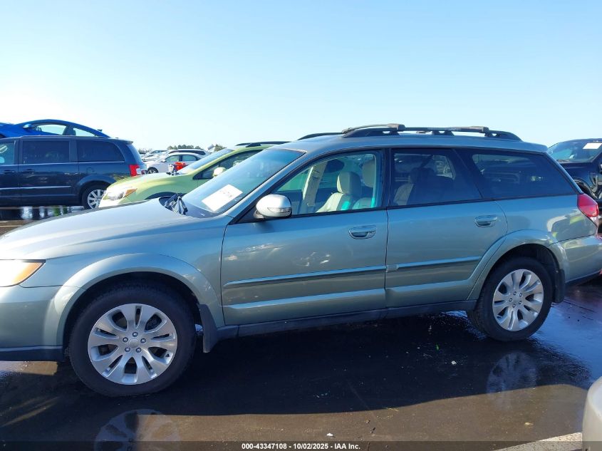2009 Subaru Outback 3.0R Limited VIN: 4S4BP85C394322803 Lot: 43347108