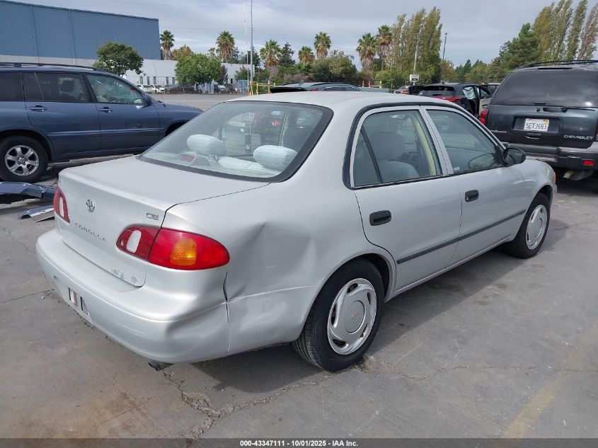 1999 Toyota Corolla Ce VIN: 1NXBR12EXXZ230799 Lot: 43347111