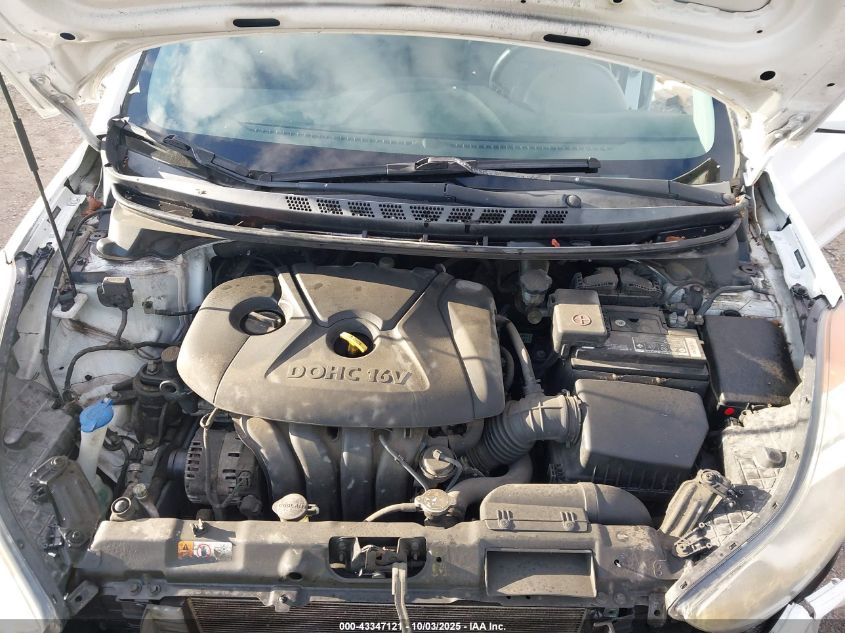 2013 Hyundai Elantra Gls VIN: 5NPDH4AEXDH411863 Lot: 43347121