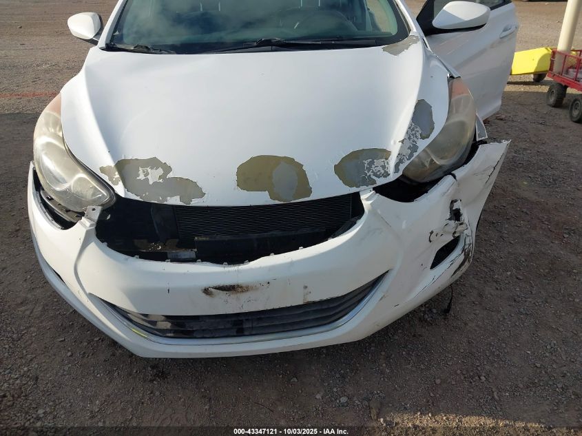 2013 Hyundai Elantra Gls VIN: 5NPDH4AEXDH411863 Lot: 43347121