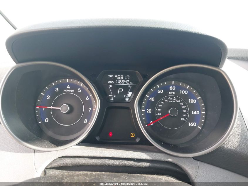 2013 Hyundai Elantra Gls VIN: 5NPDH4AEXDH411863 Lot: 43347121