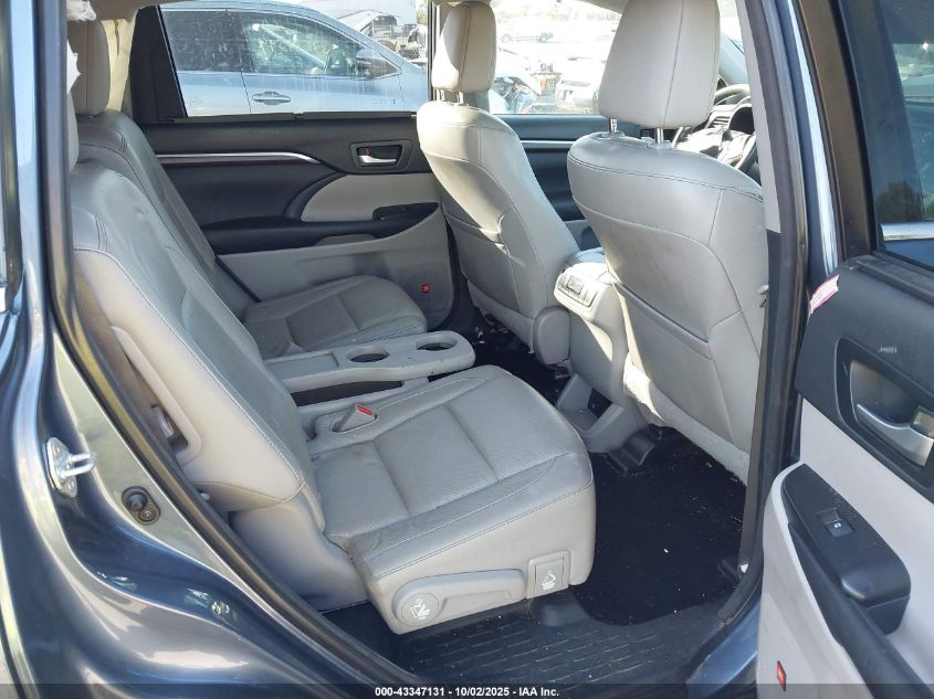 2015 Toyota Highlander Limited V6 VIN: 5TDDKRFH4FS160465 Lot: 43347131