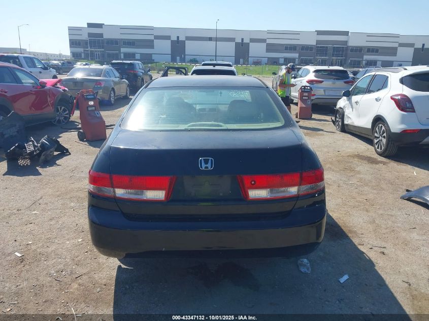 2003 Honda Accord 2.4 Lx VIN: 3HGCM56333G707532 Lot: 43347132