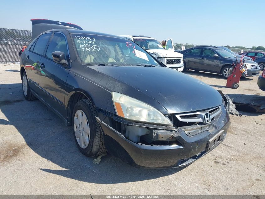2003 Honda Accord 2.4 Lx VIN: 3HGCM56333G707532 Lot: 43347132