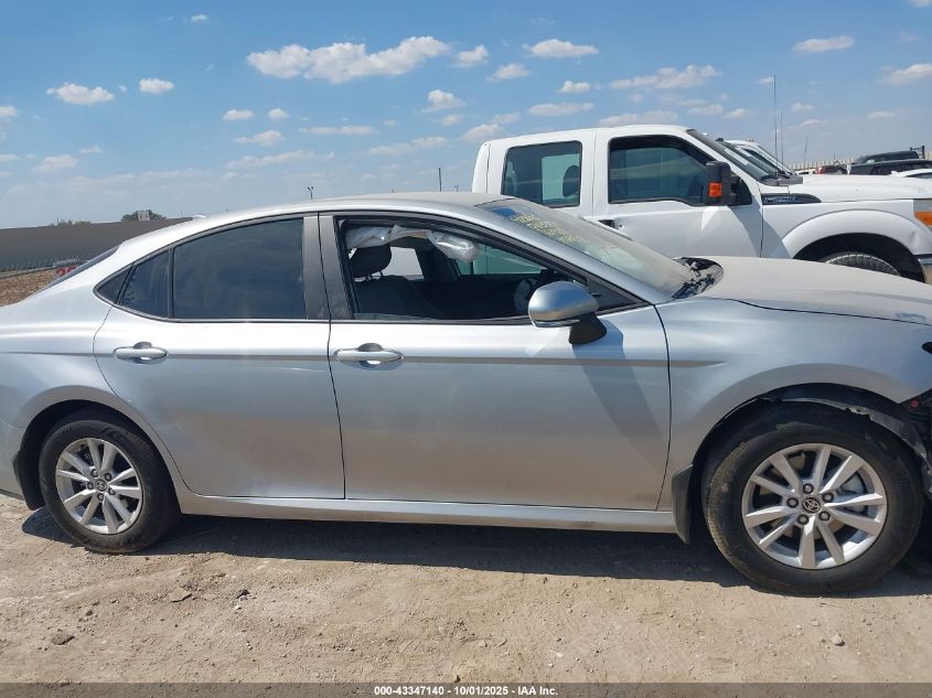 2025 Toyota Camry Le VIN: 4T1DAACK7SU161924 Lot: 43347140