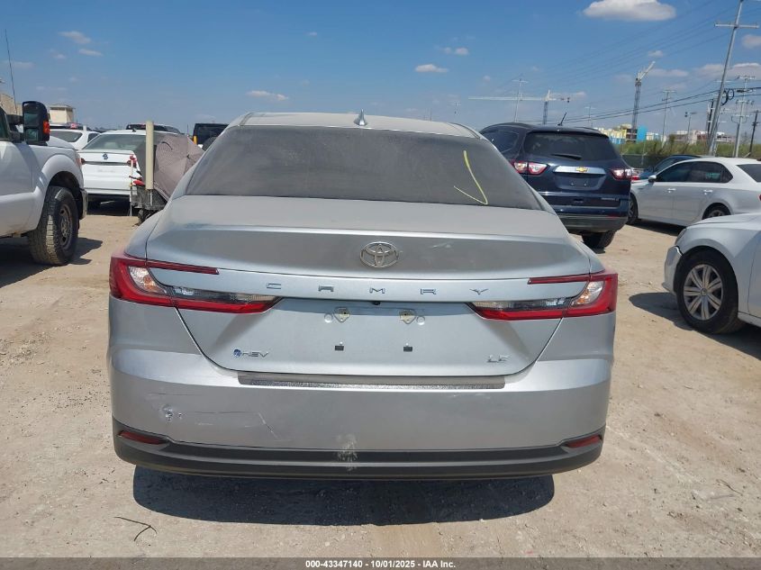 2025 Toyota Camry Le VIN: 4T1DAACK7SU161924 Lot: 43347140