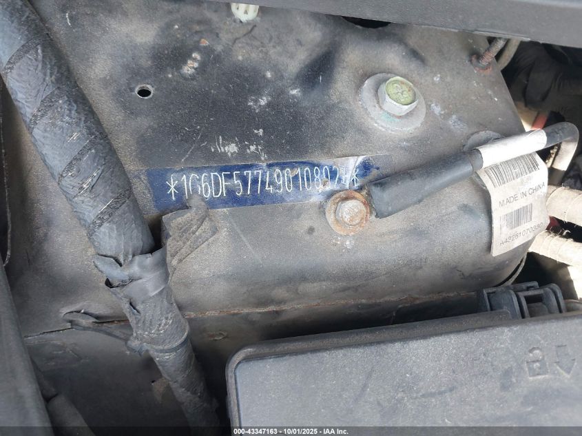 2009 Cadillac Cts Standard VIN: 1G6DF577490108024 Lot: 43347163