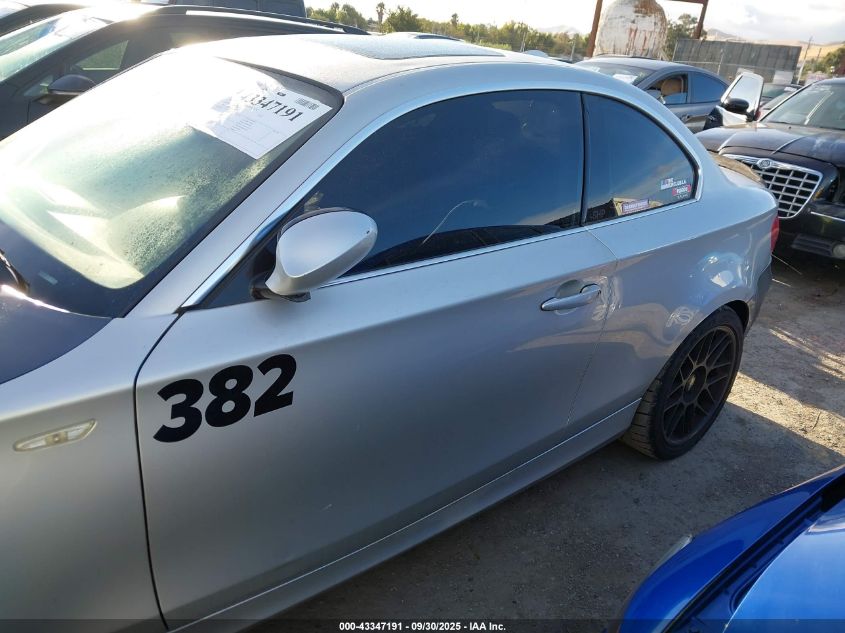 2008 BMW 128I VIN: WBAUP93518VF45731 Lot: 43347191