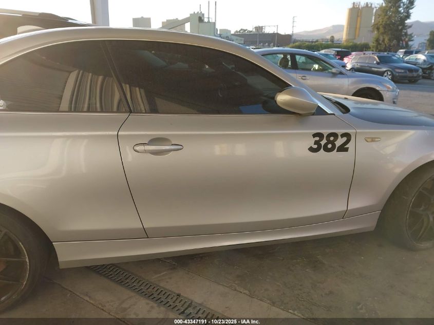 2008 BMW 128I VIN: WBAUP93518VF45731 Lot: 43347191