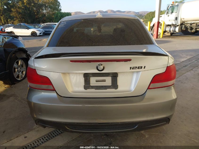 2008 BMW 128I VIN: WBAUP93518VF45731 Lot: 43347191