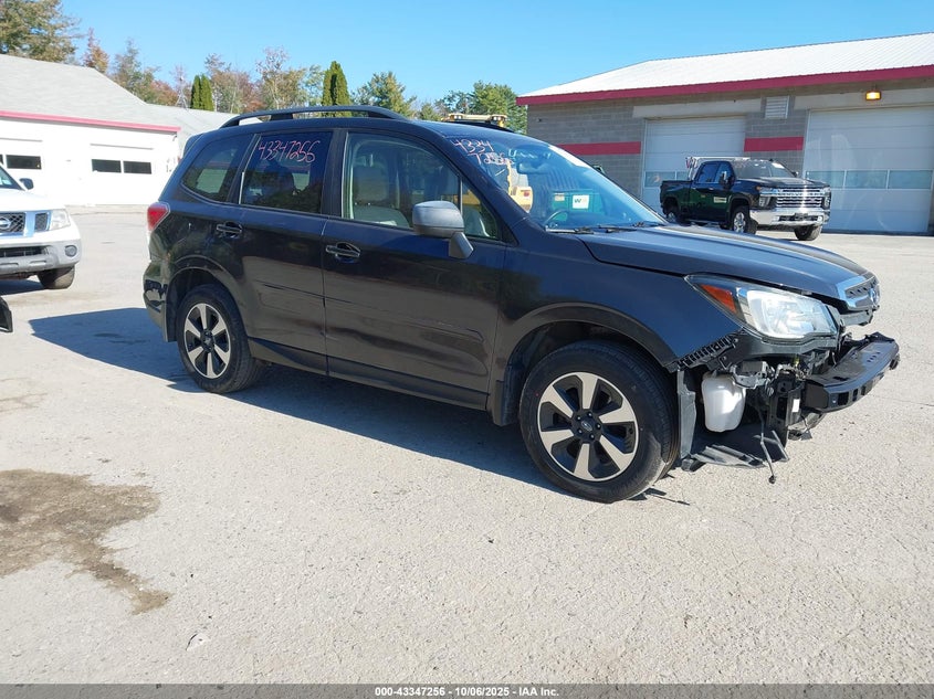 2017 Subaru Forester 2.5 2.5i Premium Grey Lot 111043347256 Vin JF2SJAGC9HH476127
