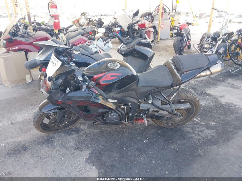 2008 Honda Cbr600 Rr VIN: JH2PC40608M100080 Lot: 43347293