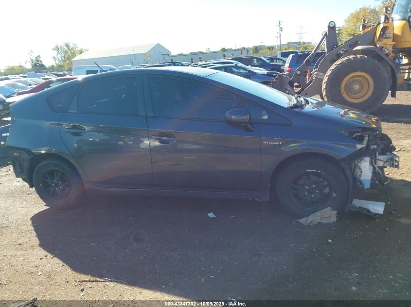 2013 Toyota Prius Two VIN: JTDKN3DU6D5665311 Lot: 43347302