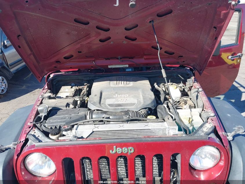 2012 Jeep Wrangler Unlimited Sport VIN: 1C4HJWDG2CL274023 Lot: 43347319