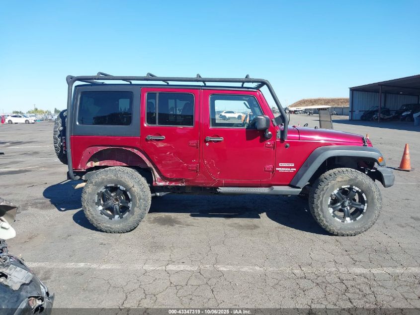 2012 Jeep Wrangler Unlimited Sport VIN: 1C4HJWDG2CL274023 Lot: 43347319