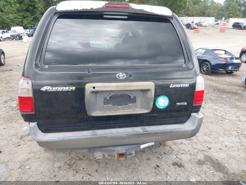 2000 Toyota 4Runner Limited V6 VIN: JT3GN87R9Y0156881 Lot: 43347384