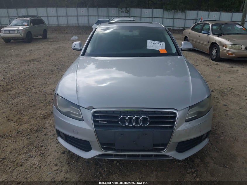 2009 Audi A4 2.0T Premium VIN: WAUSF78K69N064319 Lot: 43347393