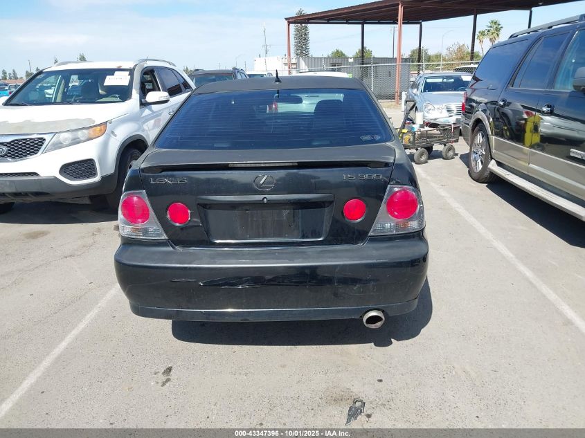 2003 Lexus Is 300 VIN: JTHBD192930073460 Lot: 43347396