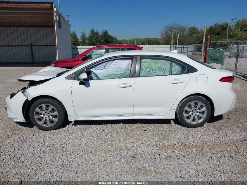 2022 Toyota Corolla Le VIN: JTDEPMAE1NJ197782 Lot: 43347398