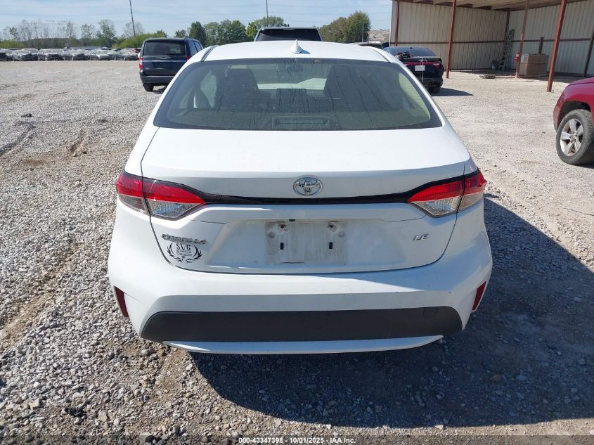 2022 Toyota Corolla Le VIN: JTDEPMAE1NJ197782 Lot: 43347398