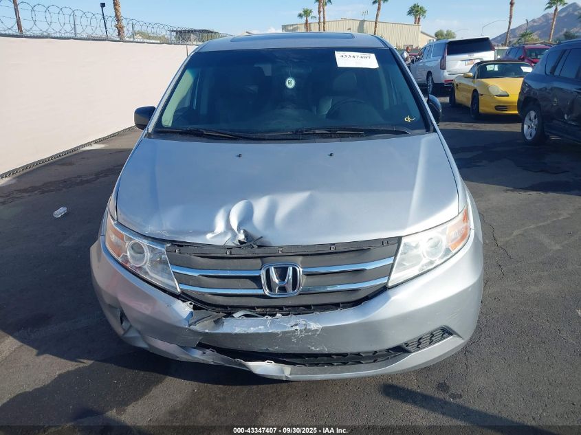 2013 Honda Odyssey Ex-L VIN: 5FNRL5H60DB057259 Lot: 43347407