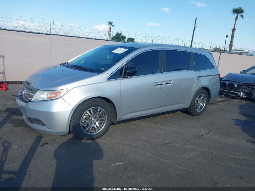 2013 Honda Odyssey Ex-L VIN: 5FNRL5H60DB057259 Lot: 43347407