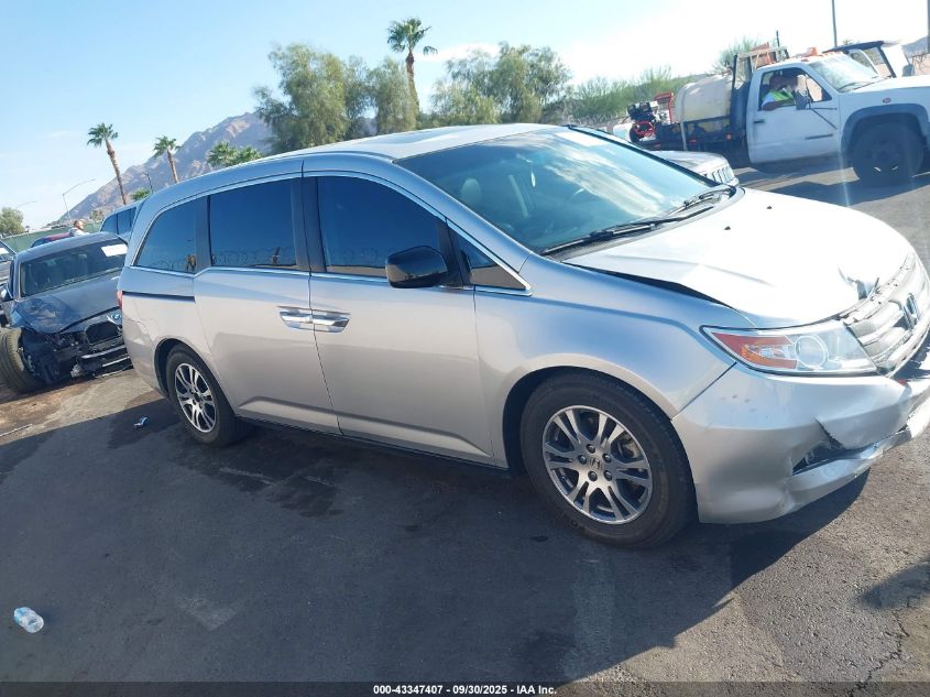 2013 Honda Odyssey Ex-L VIN: 5FNRL5H60DB057259 Lot: 43347407