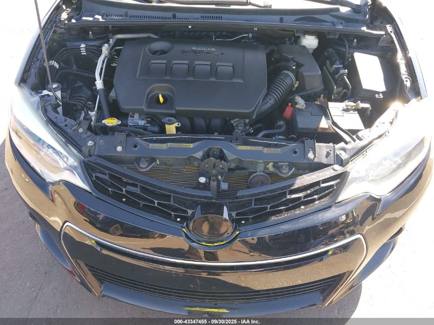 2014 Toyota Corolla S Plus VIN: 5YFBURHE2EP116203 Lot: 43347455