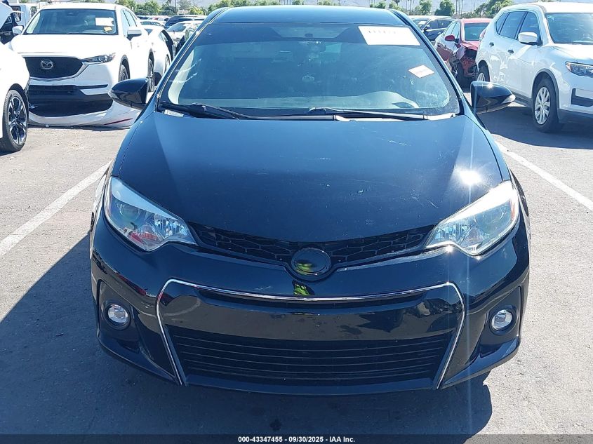 2014 Toyota Corolla S Plus VIN: 5YFBURHE2EP116203 Lot: 43347455