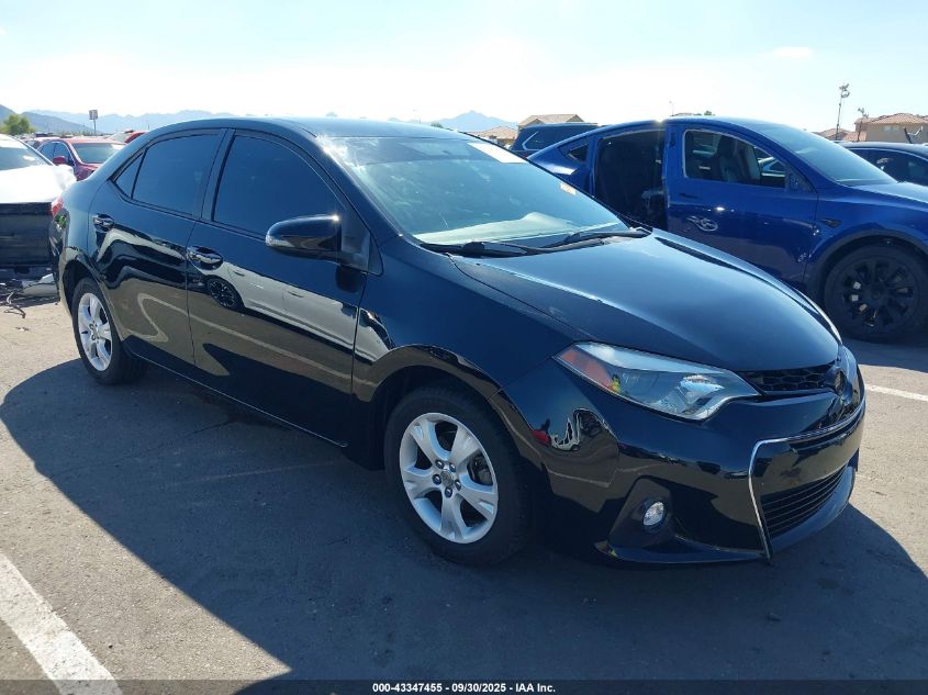 2014 Toyota Corolla S Plus VIN: 5YFBURHE2EP116203 Lot: 43347455